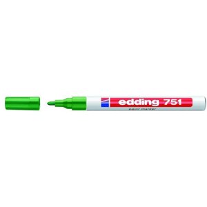 Маркер пеинт лаковый Edding E-751/4 зеленый (толщина линии 1-2 мм)