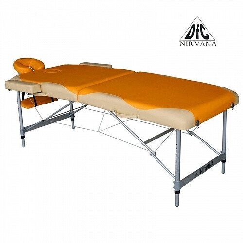 Массажный стол DFC NIRVANA Elegant Premium TS2010_OB оранжевый с бежевым от компании Арсенал ОПТ - фото 1