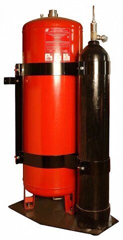 Модульная установка пожаротушения тонкораспыленной водой Тайфун-240, с насадок-распылитель МУПТВ-60.300 от компании Арсенал ОПТ - фото 1