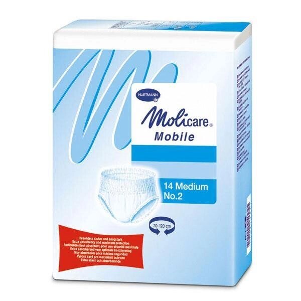 MoliCare Mobile super - Моликар Мобайл супер (9156240) Впитывающие трусы, размер М, 2 шт. от компании Арсенал ОПТ - фото 1