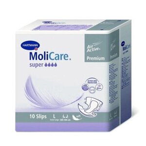 MoliCare Premium super soft (1693981) Воздухопроницаемые подгузники: размер L, 10 шт.