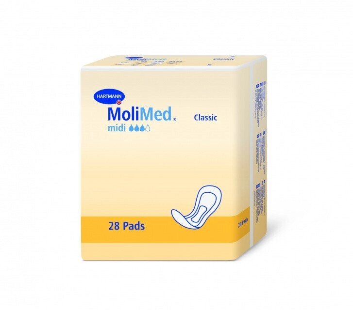 MoliMed Classic midi - МолиМед Классик миди (1684871) Урологические прокладки, 28 шт. от компании Арсенал ОПТ - фото 1