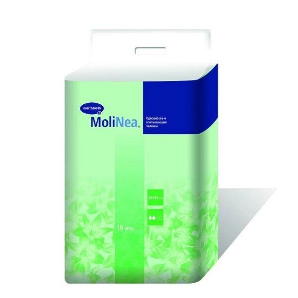 MoliNea (1610140) МолиНеа - Впитывающие пеленки: размер 60 х 90 см, 130 г/м2, 100 шт. от компании Арсенал ОПТ - фото 1