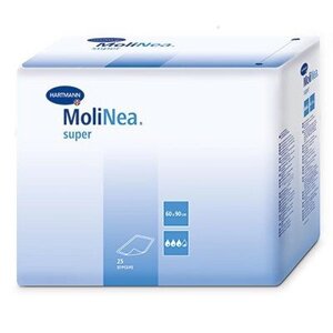 MoliNea super (1636100) Впитывающие пеленки: размер 60 х 90 см, 170 г/м2 50 шт.