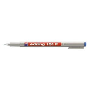 Набор маркеров для пленок смываемых Edding E-151 F/4 4 цвета (толщина линии 0,6 мм)