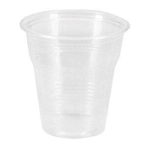Одноразовый стакан, 100 мл, 1 шт., полипропилен (ПП), прозрачный, для холодного/горячего, СТИРОЛПЛАСТ