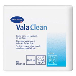 Vala Clean extra (9922340) Вала Клин экстра - Одноразовые салфетки 30 х 33 см, 50 шт.