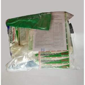 Расходный комплект к аптечке первой помощи работникам Апполо (по приказу №169, пакет)