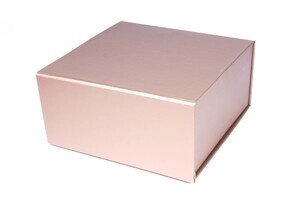 Подарочная коробка 8х16х16 крафт. окрашен в бронзовый цвет 250гр/м - Россия