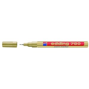 Маркер пеинт лаковый Edding E-780/53 золотистый (толщина линии 0.8 мм)