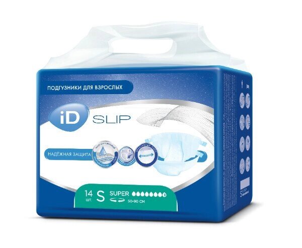 Подгузники для взрослых iD Slip S (943121550), 14 шт. от компании Арсенал ОПТ - фото 1