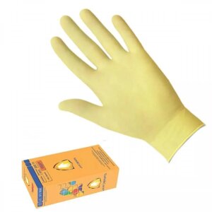 Safe&Care, Перчатки латексные, смотровые, неопудренные, 50 пар L