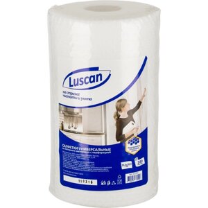 Салфетки Luscan универсальные в рулоне, 25,5х20.5см, 45 г/м2, 140шт.