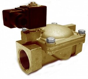 Соленоидный клапан Dinansi модели Spool SV-01/T, нормально закрытый 2" Ду=50 мм, напряжение 24В
