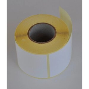 Термотрансферные этикетки бумажные полуглянцевые 58x40 мм (диаметр втулки 40 мм, 700 штук в рулоне)