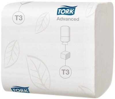Tork Advanced 114271 туалетная бумага листовая в пачках белая 2-сл 242л х36 от компании Арсенал ОПТ - фото 1