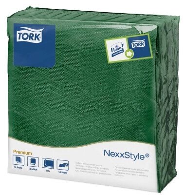 Tork NexxStyle 478792 салфетки 2сл 50л 39х38 темно-зеленые х18 от компании Арсенал ОПТ - фото 1