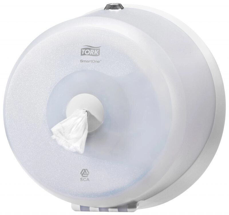 Tork SmartOne 472026 Диспенсер для туалетной бумаги в мини рулонах, белый от компании Арсенал ОПТ - фото 1