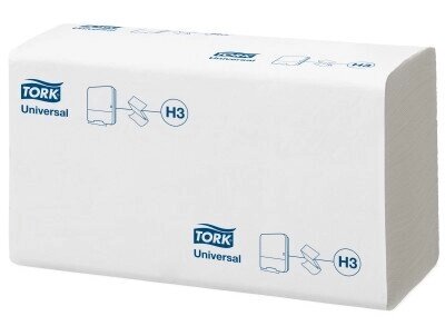 Tork Universal Soft 290158 полотенца ZZ белые в пачках 1-сл 300л х15 от компании Арсенал ОПТ - фото 1