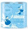 Туалетная бумага ALMAX 2-сл ГОЛУБАЯ 8рул/упак 8упак/пак от компании Арсенал ОПТ - фото 1