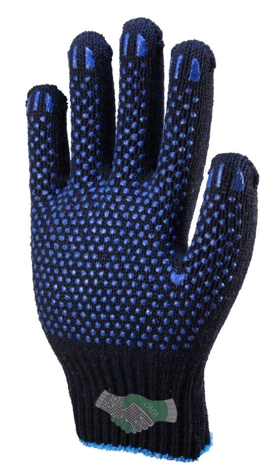 Зимние рабочие утепленные полушерстяные перчатки  с ПВХ от компании Арсенал ОПТ - фото 1