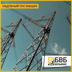 Опора металлическая, анкерно-угловая УСК750 ВЛ 750 кВ трехстоечная свободностоящая