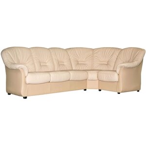 Угловой диван «Омега»3мL/R901R/L), Материал: Натуральная кожа, Группа ткани: 115 группа