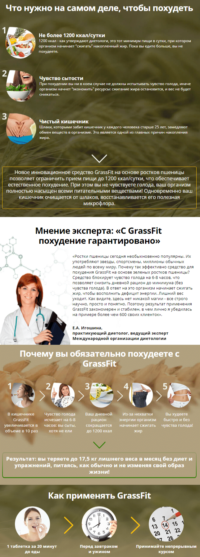 Grassfit средство для похудения купить