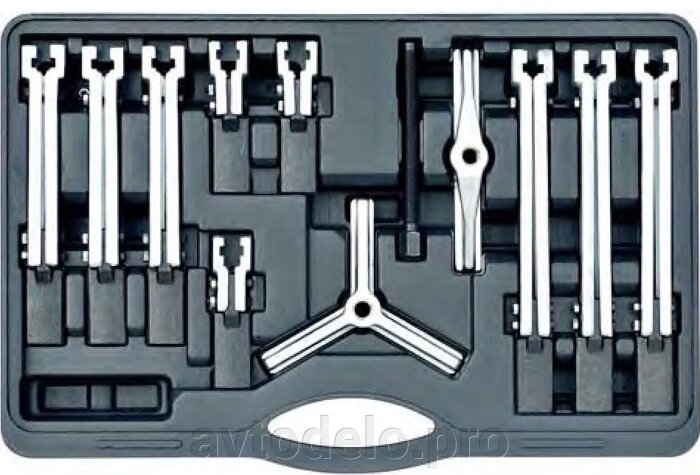 съемник 2-3-х лапый со сменными лапками 12 пр. АвтоDело 41700