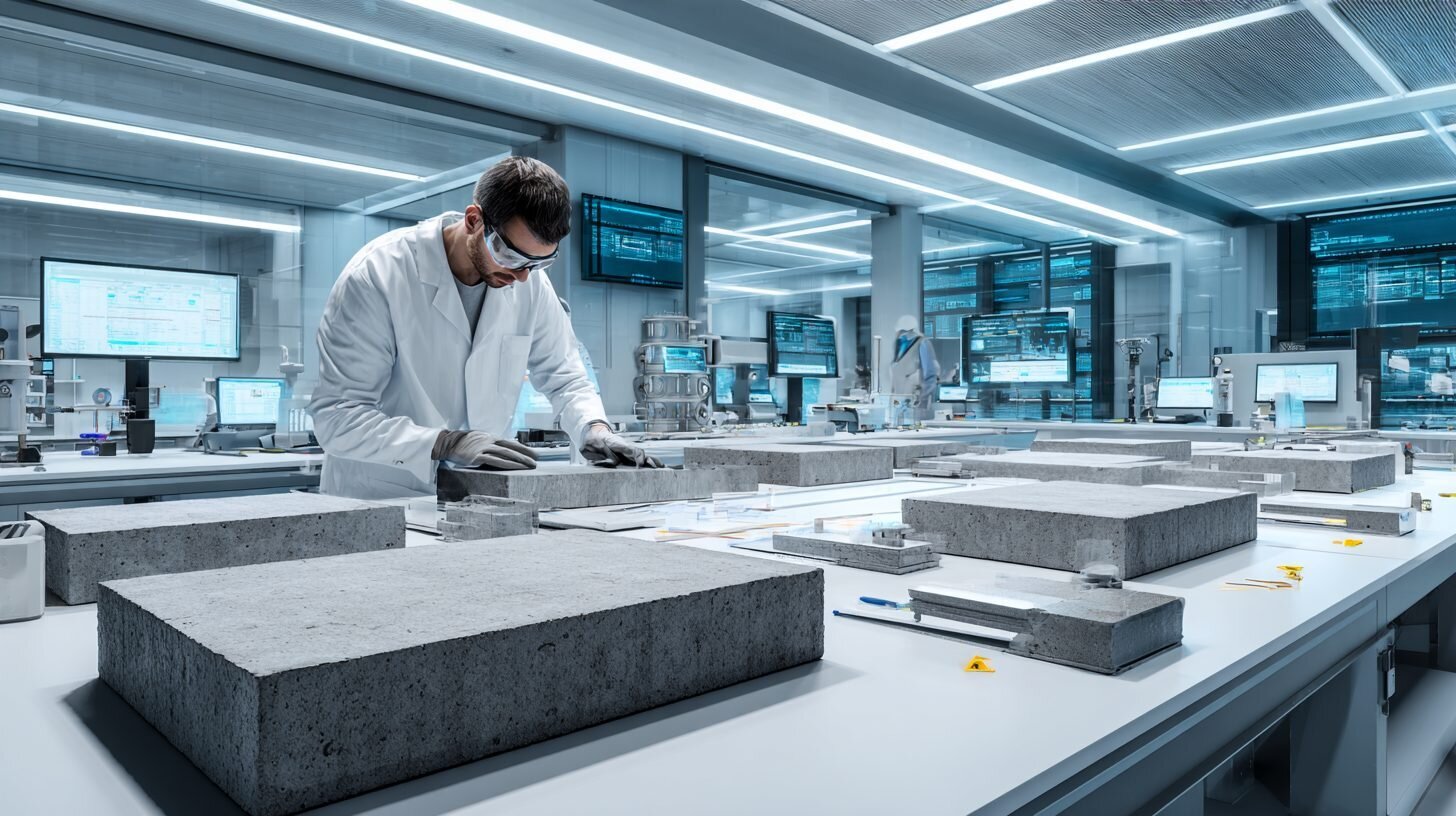 Лабораторный контроль качества блоков ФБС