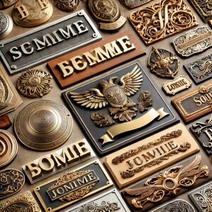 Изготовление шильдов: виды, технологии и монтаж