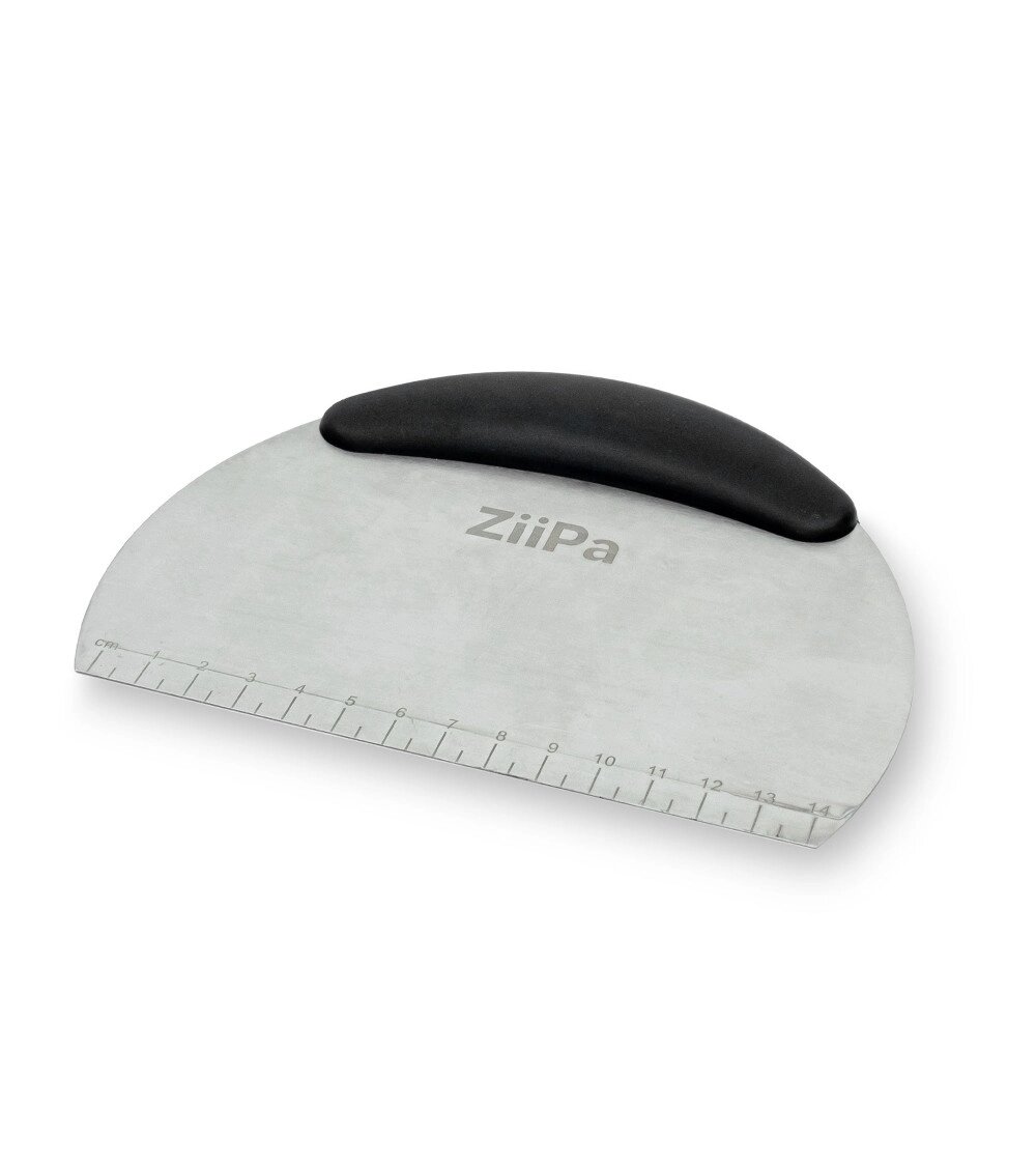 Кухонный скребок - нож для теста пиццы Ziipa ZiiPa22-008 нержавеющая сталь от компании Официальный сайт дистрибьютора BERKEL RUSSIA - фото 1