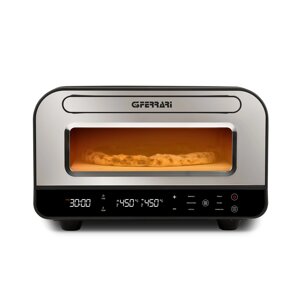 Пиццамейкер G3FERRARI G10204 Pizza PRO 2 minuti печь для выпечки итальянской пиццы, серебряный