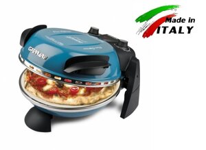 Пиццамейкер G3FERRARI Delizia G10006 синяя, электрическая домашняя мини печь для выпечки пиццы