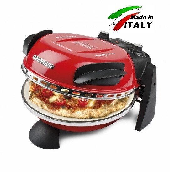 Мини печь для выпечки пиццы G3FERRARI Delizia G10006 бытовая электрическая домашняя, красный - описание