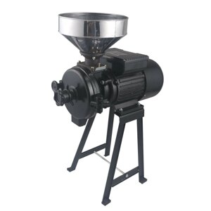 Электрическая мукомолка AKITAJP AKDMJP - 30 (2200 Вт) жерновая мельница для помола зерна в муку, зерновых, кофе, специй