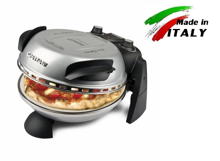 Пиццамейкер G3FERRARI Delizia G10006 серая, электрическая мини печь для выпечки пиццы от компании Официальный сайт дистрибьютора BERKEL RUSSIA - фото 1