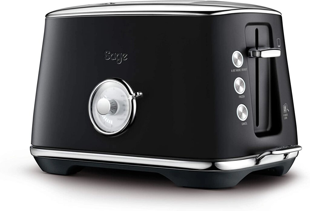 Тостер Sage STA735BTR4EEU1 The Toast Select Luxe 2 Slice на 2 ломтика, чёрный от компании Официальный сайт дистрибьютора BERKEL RUSSIA - фото 1