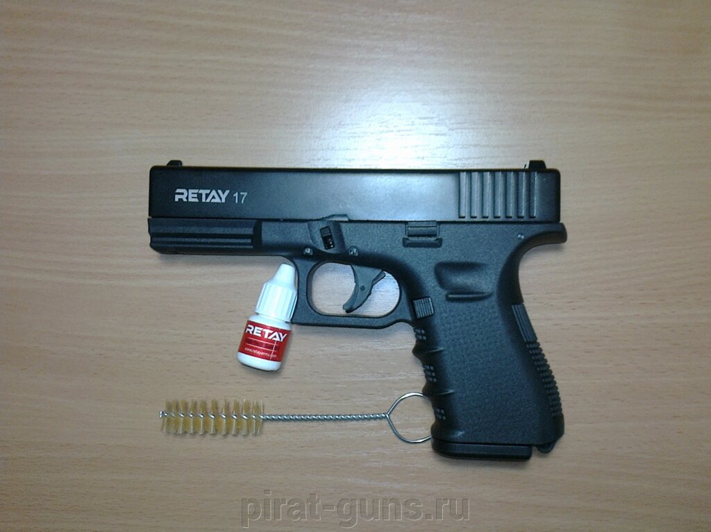 Пистолет Охолощенный  Retay Glock 17 под холостой патрон кал.9 мм P. A. K ##от компании## ТТ-1945 - ##фото## 1
