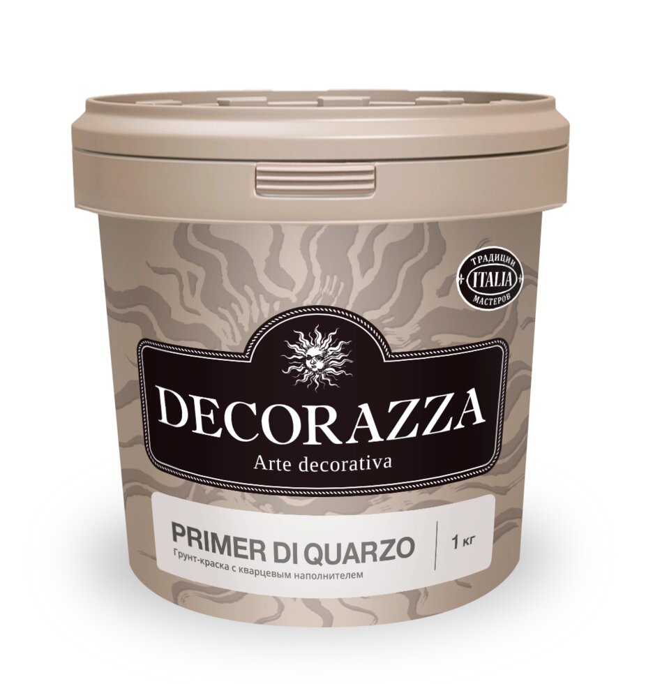 Грунт укрывающий кварцевый Primer di Quarzo,  1,5  кг от компании Магазин красок и декоративных покрытий "О!Краска" - фото 1