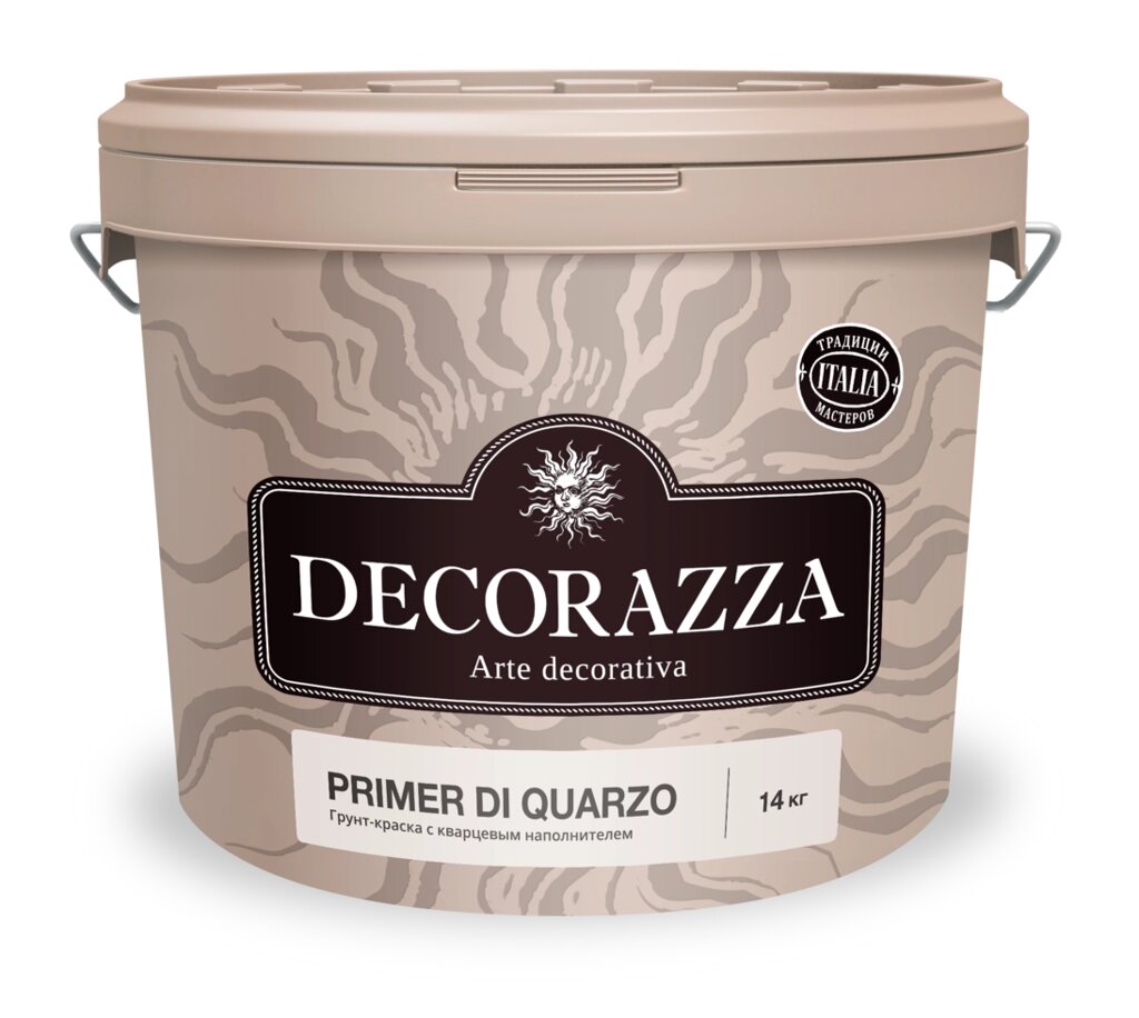 Грунт укрывающий кварцевый Primer di Quarzo,  14  кг от компании Магазин красок и декоративных покрытий "О!Краска" - фото 1