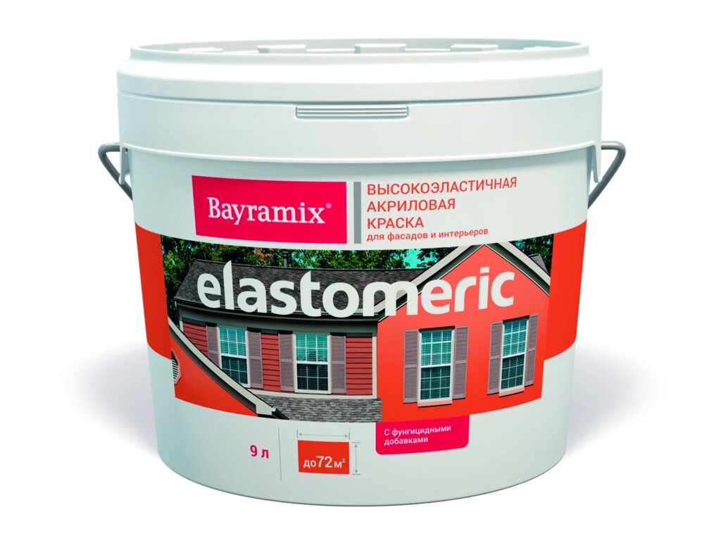 Краска Elastomerik, 14,2 кг / 9 л от компании Магазин красок и декоративных покрытий "О!Краска" - фото 1