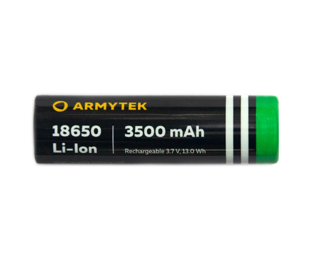 Аккумулятор Armytek 18650 Li-Ion 3500mAh (без защиты) от компании Интернет-магазин Pnevmat24 - фото 1