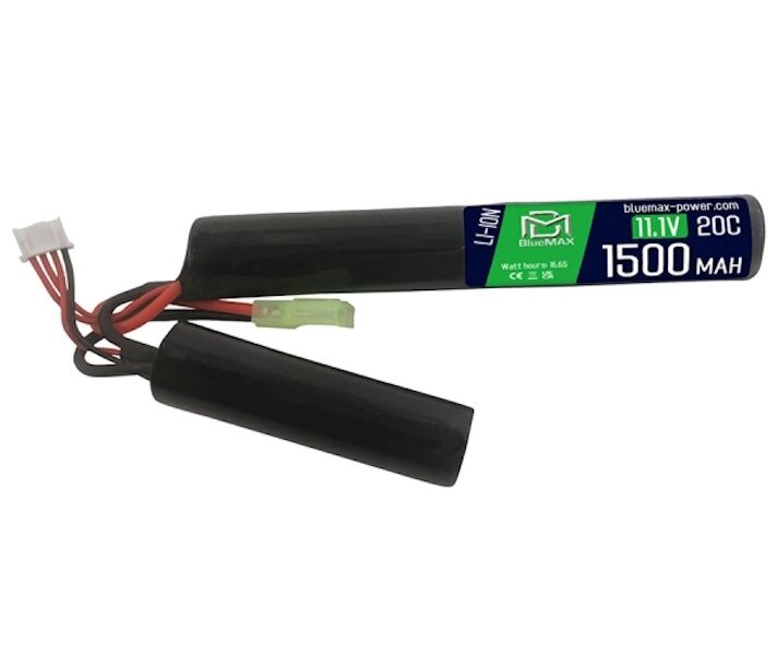 Аккумулятор BlueMAX Li-Ion 11.1V 1500mah 20C Nunchuck от компании Интернет-магазин Pnevmat24 - фото 1