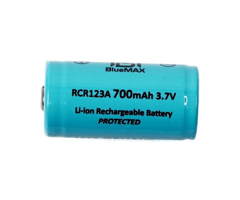 Аккумулятор BlueMAX Li-Ion Battery 16340 (RCR123A) 3.7V 700mah Protected от компании Интернет-магазин Pnevmat24 - фото 1