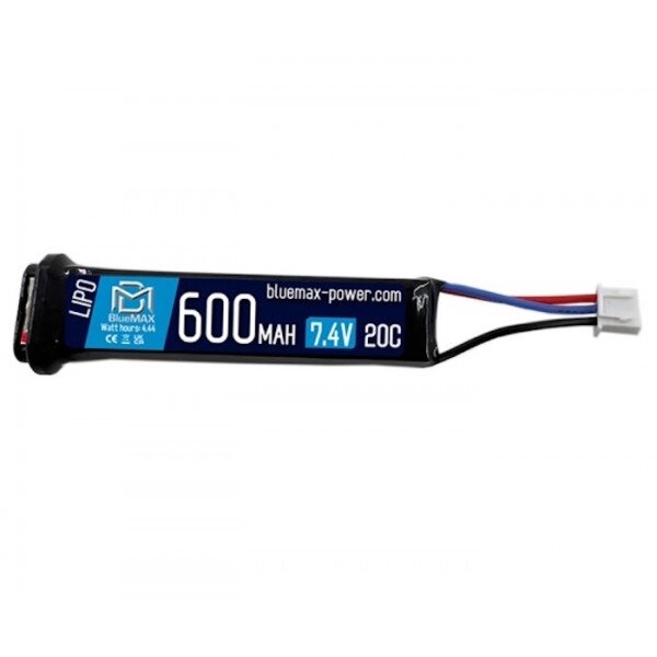 Аккумулятор BlueMAX Li-Po 7.4V 600mah 20C Marui AEP от компании Интернет-магазин Pnevmat24 - фото 1