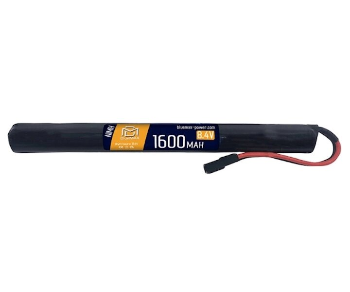 Аккумулятор BlueMAX NiMH 8.4V 1600mah Thin Stick, 203x18 мм от компании Интернет-магазин Pnevmat24 - фото 1