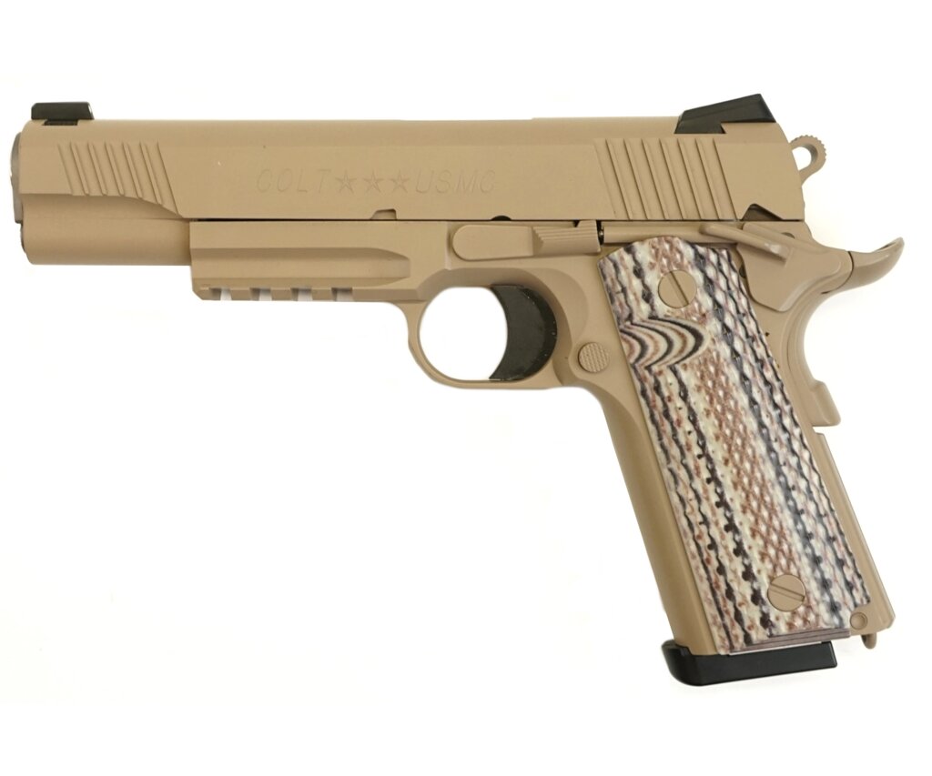 |Б/у| Страйкбольный пистолет Tokyo Marui Colt M45A1 Tan GBB (№ 211ком) от компании Интернет-магазин Pnevmat24 - фото 1