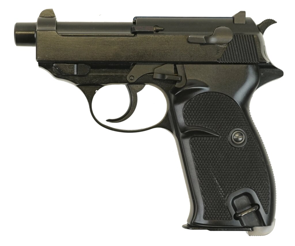 |Б/у| Страйкбольный пистолет WE Walther P38 GBB Black, с глушителем (№ 260ком) от компании Интернет-магазин Pnevmat24 - фото 1