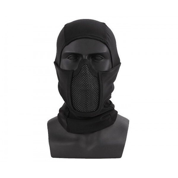 Балаклава EmersonGear Shadow Warrior Hood (Black) от компании Интернет-магазин Pnevmat24 - фото 1